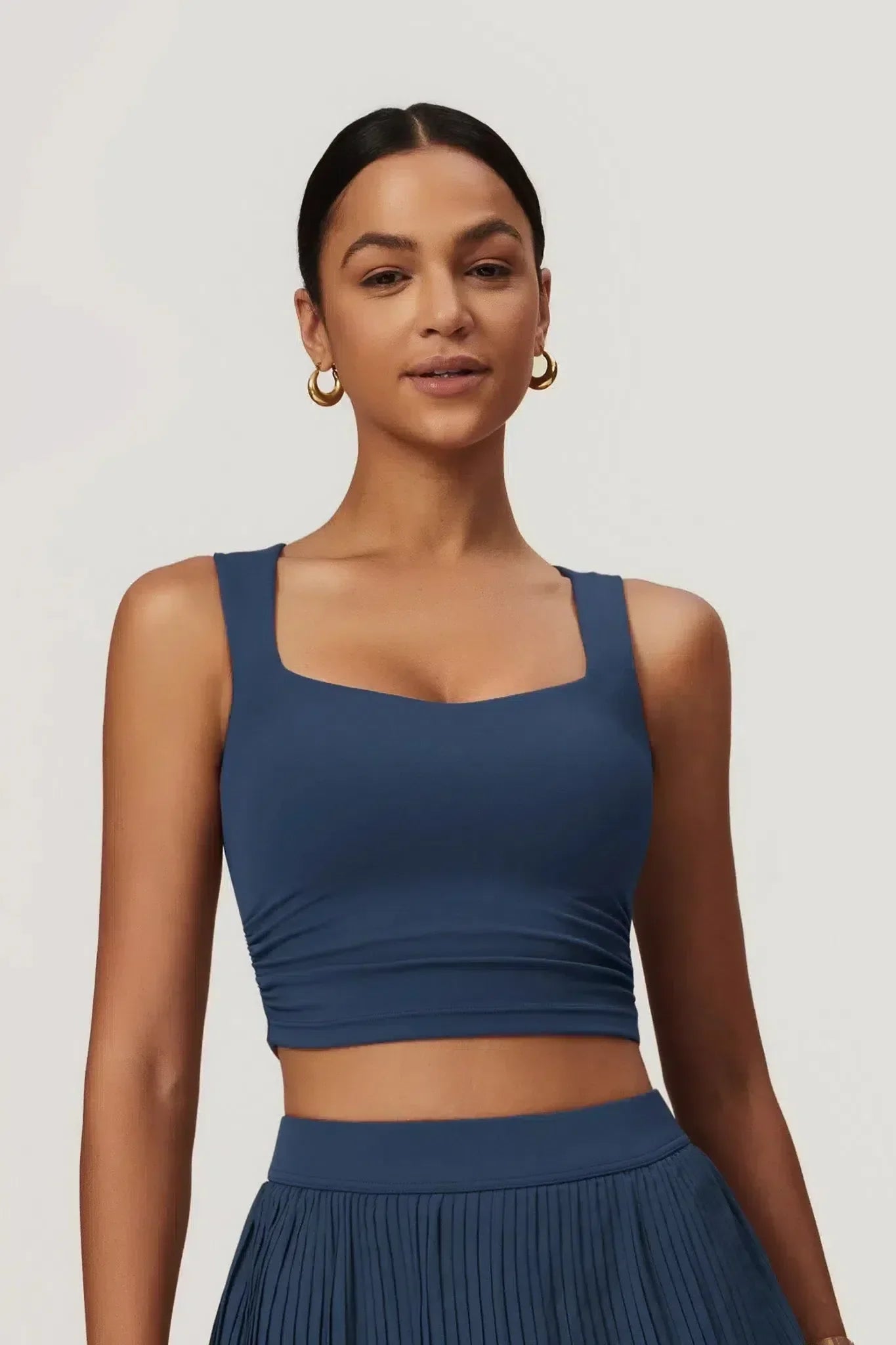 Abriana – Square neckline – Sleek fit top-15134027153781-Nancy & Mae Savannah