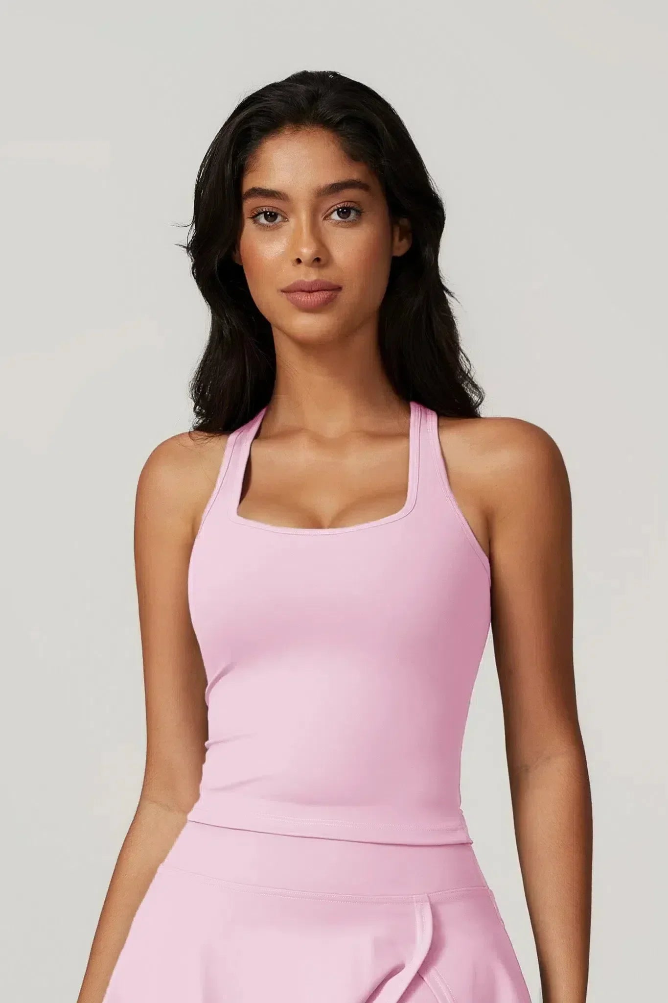 Annika – Square neckline – Sleeveless top-15134026498421-Nancy & Mae Savannah