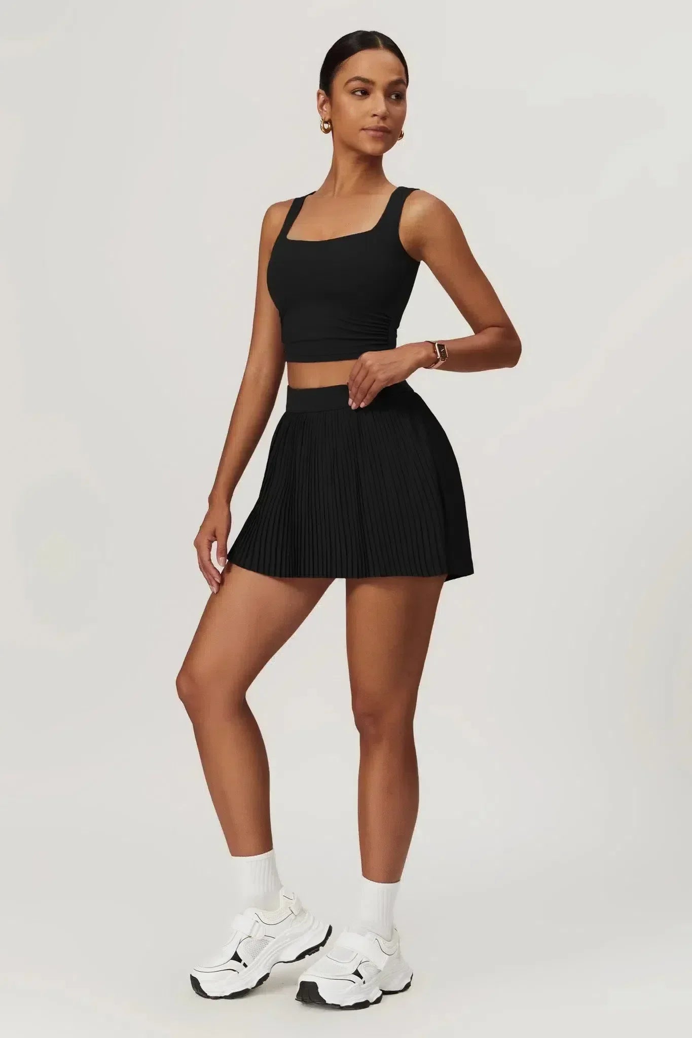 Abriana – Square neckline – Sleek fit top-15134027153781-Nancy & Mae Savannah