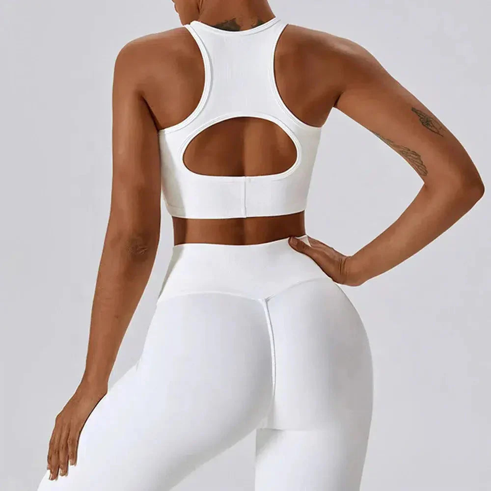 Costanza – Stretchy fabric – Sculpting workout set-15133712810357-Nancy & Mae Savannah