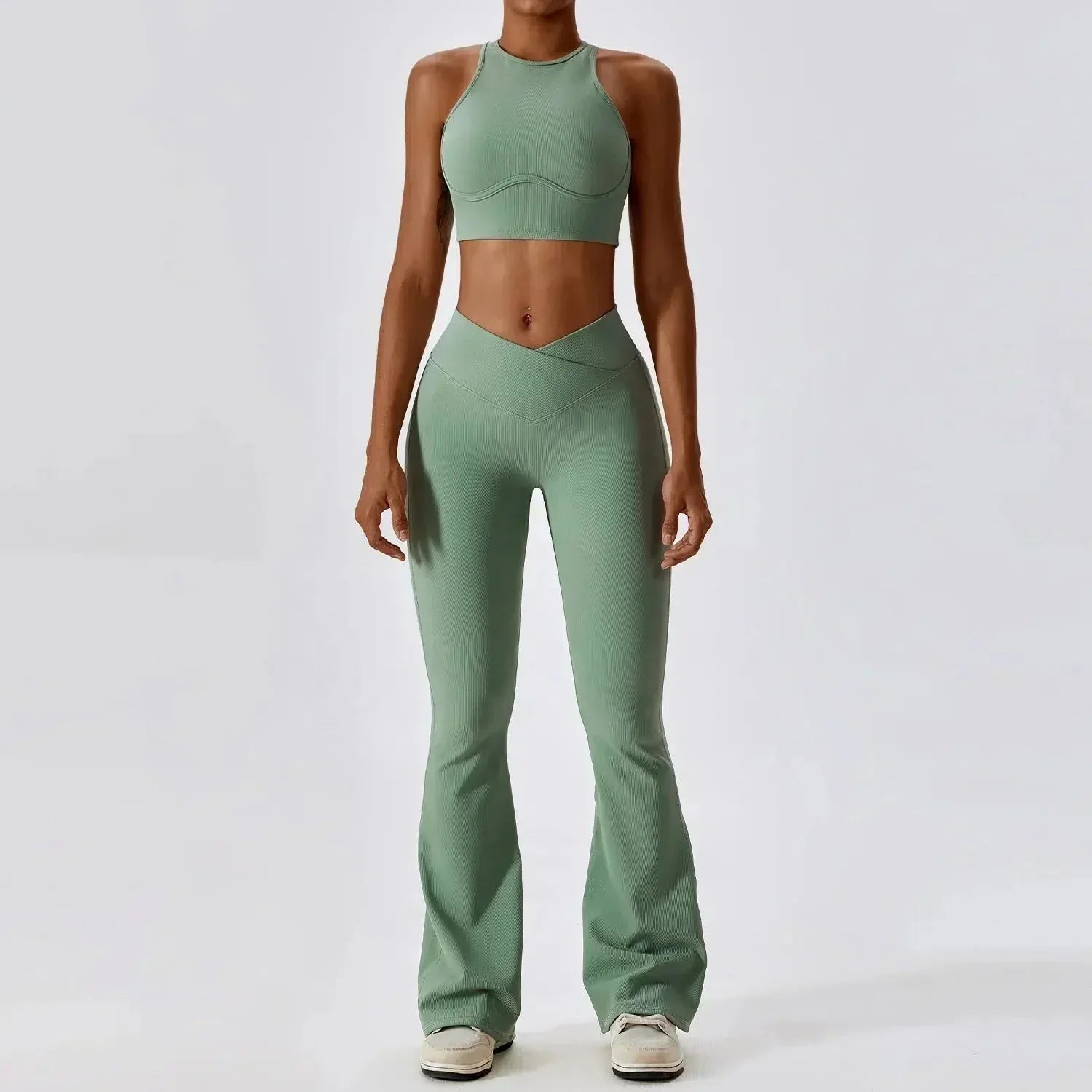 Costanza – Stretchy fabric – Sculpting workout set-15133712810357-Nancy & Mae Savannah