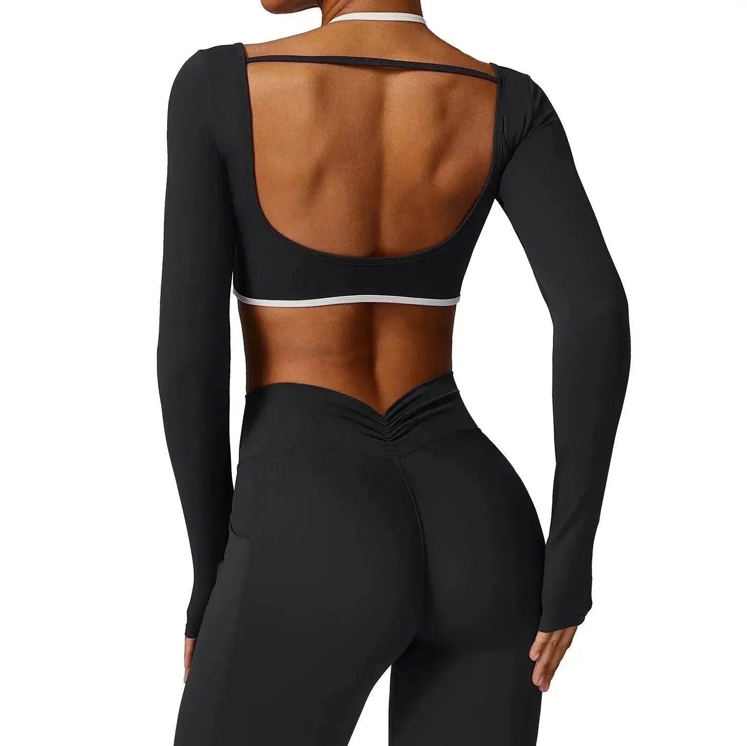 Erminia – Compressive fabric – V-cut gym set-15133712712053-Nancy & Mae Savannah