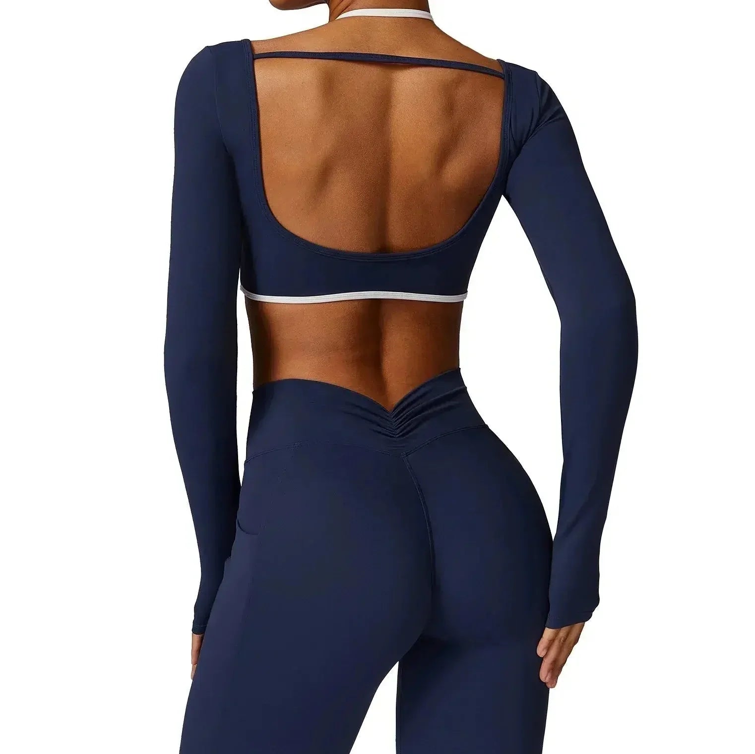 Erminia – Compressive fabric – V-cut gym set-15133712712053-Nancy & Mae Savannah