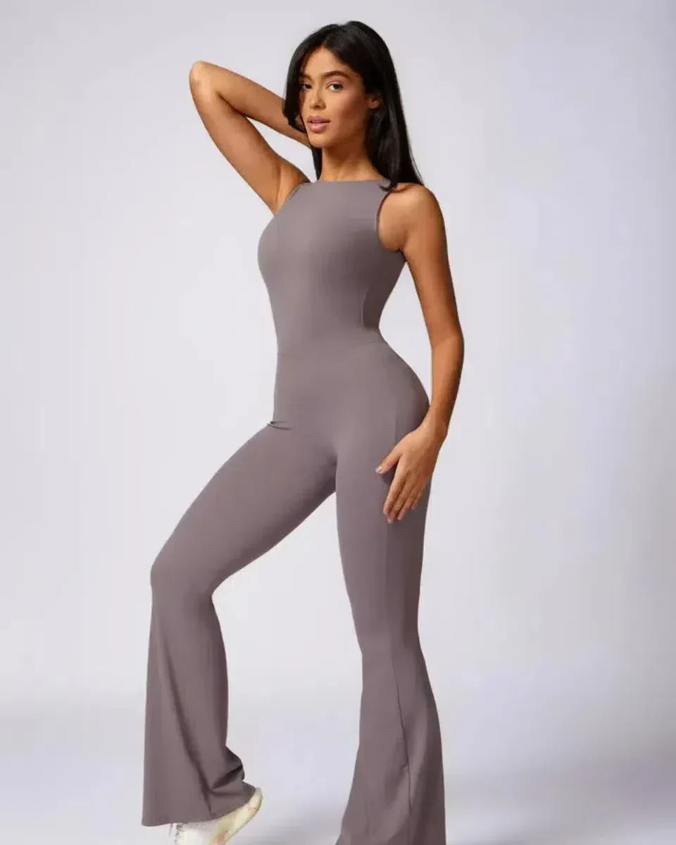 Kalani – Open-back design – Workout jumpsuit-15134026695029-Nancy & Mae Savannah