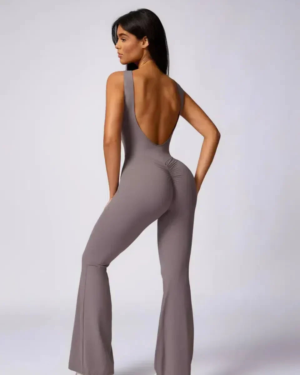 Kalani – Open-back design – Workout jumpsuit-15134026695029-Nancy & Mae Savannah