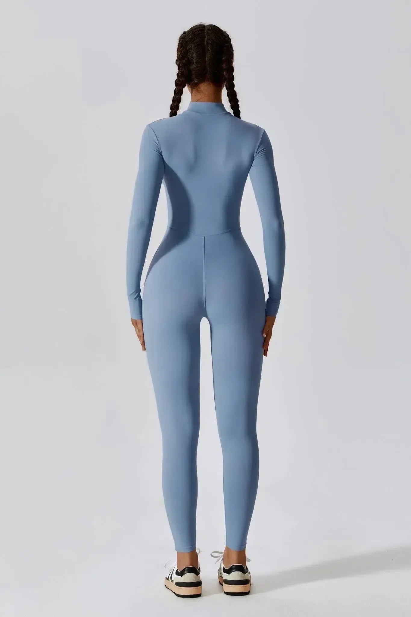 Paola – High-neck zip – Long-sleeve jumpsuit-15134026400117-ELLVN GYMWEAR